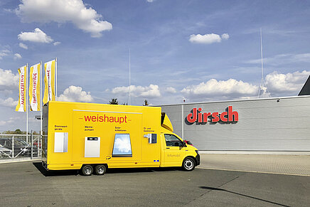 Firmengelände der Dirsch Haustechnik